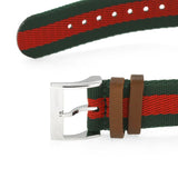 Gucci Le Marche des Merveilles Red & Green Dial Red & Green Nylon Strap Unisex Watch - YA1264060