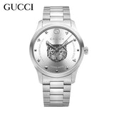 Gucci G Timeless Silver Dial Silver Steel Strap Watch For Women - YA1264095