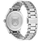 Gucci G Timeless Quartz Mother of Pearl Pink Dial Silver Steel Strap Watch for Women - YA1264166