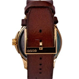 Gucci Le Marche Des Merveilles Red & Green Dial Brown Leather Strap Unisex Watch - YA126497