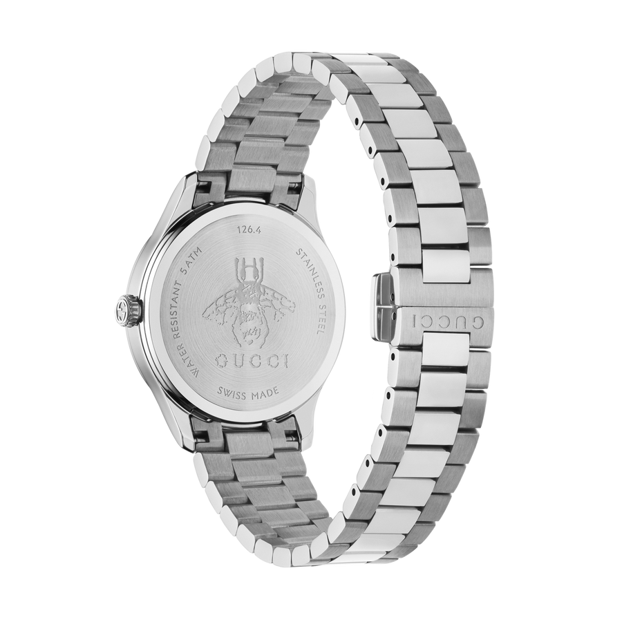 Gucci G Timeless Quartz Turquoise Dial Silver Steel Strap Unisex Watch - YA1265044