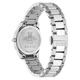 Gucci G Timeless White Dial Silver Steel Strap Watch For Women - YA126572A