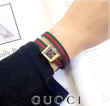 Gucci G-Frame Multicolored Red and Green Dial Watch For Women - YA128527