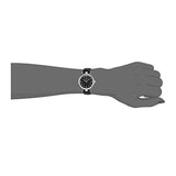 Gucci Diamantissima Diamonds Black Dial Black Leather Strap Watch For Women - YA141403