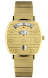 Gucci Grip Yellow Gold Dial Yellow Gold Steel Strap Unisex Watch -  YA157403