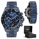 Hugo Boss Hero Sport Lux Blue Dial Blue Steel Strap Watch for Men - 1513758