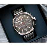 Tommy Hilfiger Gavin Chronograph Quartz Grey Dial Silver Mesh Bracelet Watch for Men - 1791466