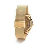 Michael Kors Slim Runway Champagne Dial Gold Mesh Bracelet Watch for Women - MK3282