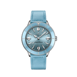 Breitling Superocean Heritage '57 Pastel Paradise Blue Dial Blue Leather Strap Watch for Women - A10340161C1X1