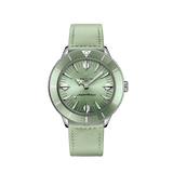 Breitling Superocean Heritage '57 Pastel Paradise Green Dial Green Leather Strap Watch for Women - A10340361L1X1