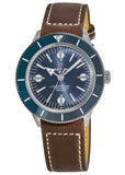 Breitling Superocean Heritage '57 Blue Dial Brown Leather Strap Watch for Men - A10370161C1X1