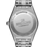 Breitling Chronomat Automatic 36 White Dial Silver Steel Strap Watch for Women - A10380101A2A1