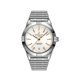 Breitling Chronomat Automatic 36 White Dial Silver Steel Strap Watch for Women - A10380101A2A1