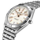 Breitling Chronomat Automatic 36 White Dial Silver Steel Strap Watch for Women - A10380101A2A1