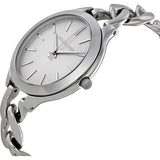 Michael Kors Slim Runway Silver Dial Silver Steel Strap Watch for Women - MK3279