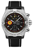 Breitling Avenger Chronograph 45mm Swiss Air Force Team Black Dial Black Nylon Strap Watch for Men - A133171A1B1X1