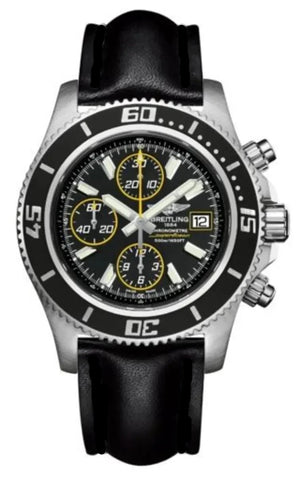 Breitling Superocean Chronograph II Black Dial 44mm Automatic Mens Watch - A1334102/BA82