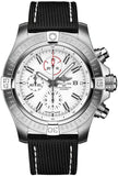 Breitling Super Avenger Chronograph 48 White Dial Black Nylon Strap Watch for Men - A133751A1A1X1