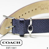 Coach Perry White Dial Blue Leather Strap Watch for Women - 14503156