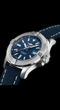 Breitling Avenger Automatic 43 Blue Dial Blue Nylon Strap Watch for Men - A17318101C1X1