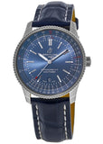 Breitling Navitimer Automatic 41 Blue Dial Blue Leather Strap Watch for Men - A17326161C1P3