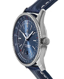 Breitling Navitimer Automatic 41 Blue Dial Blue Leather Strap Watch for Men - A17326161C1P3