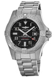 Breitling Avenger II Seawolf 45mm Grey Dial Silver Steel Strap Mens Watch - A1733110/F563