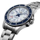 Breitling Superocean 42mm White Dial Silver Steel Strap Watch for Men - A17366D81A1A1