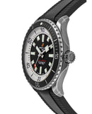 Breitling Superocean Automatic 42 Black Dial Black Rubber Strap Watch for Men - A17375211B1S1