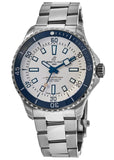 Breitling Superocean Automatic 42 White Dial Green Silver Steel Strap Watch for Men - A17375E71G1A1