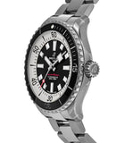 Breitling Superocean Automatic 44mm Black Dial Silver Steel Strap Watch for for Men - A17376211B1A1