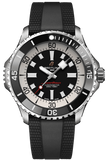 Breitling Superocean Automatic 46 Black Dial Black Rubber Strap Watch for Men - A17378211B1S1