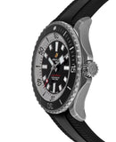 Breitling Superocean Automatic 46 Black Dial Black Rubber Strap Watch for Men - A17378211B1S1