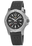 Breitling Colt Automatic 44mm Black Dial Rubber Strap Mens Watch - A1738811/BD44/152S