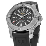 Breitling Colt Automatic 44mm Black Dial Rubber Strap Mens Watch - A1738811/BD44/152S