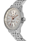 Breitling Navitimer Automatic 35 White Dial Silver Steel Strap Watch for Men - A17395F41G1A1