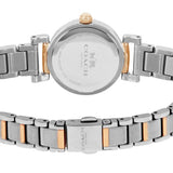 Coach Madison Crystals Silver Dial Two Tone Steel Strap Watch for Women - 14502404