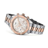 Tissot PR 100 Sport Chic Chronograph Diamonds Mother of Pearl Dial Two Tone Steel Strap Watch for Women - T101.917.22.116.00