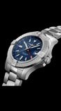 Breitling Avenger Automatic GMT 45 Blue Dial Silver Steel Strap Watch for Men - A32395101C1A1