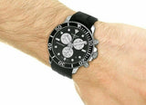 Tissot Seastar 1000 Chronograph Black Dial Black Rubber Strap Watch For Men - T120.417.17.051.00