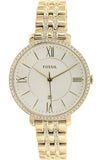 Fossil Jacqueline Gold Dial Gold Steel Strap Watch for Women - ES3547