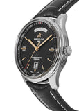 Breitling Premier Automatic 40mm Day & Date Black Dial Black Leather Strap Mens Watch - A45340241B1P2