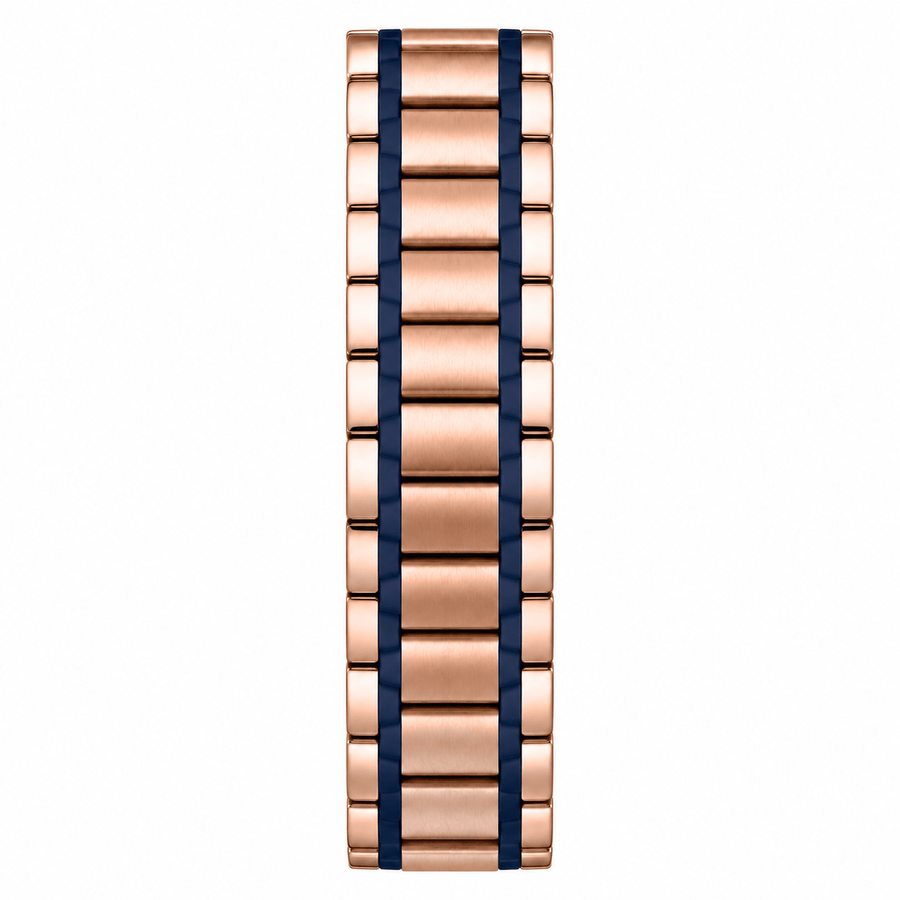 Lacoste Capbreton Blue Dial Two Tone Steel Strap Watch for Women - 2010963