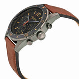 Coach Sullivan Chronograph Black Dial Brown Leather Strap Watch for Men - 14602070