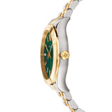 Versace Hellenyium Green Dial Two Tone Steel Strap Watch for Women - VEVH00620