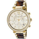 Michael Kors Parker Gold Dial Two Tone Steel Strap Watch for Women - MK5688