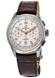 Breitling Premier B01 Chronograph 42 White Dial Brown Leather Strap Watch for Men - AB0145211G1P1