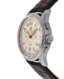 Breitling Premier B01 Chronograph 42 White Dial Brown Leather Strap Watch for Men - AB0145211G1P1