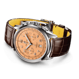 Breitling Premier B01 Chronograph 42 Beige Dial Brown Leather Strap Watch for Men - AB0145331K1P1