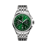 Breitling Premier B01 Chronograph 42 Green Dial Silver Steel Strap Watch for Men - AB0145371L1A1